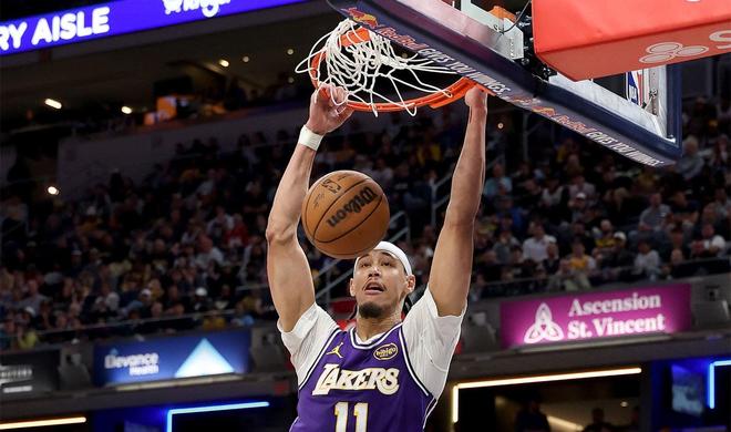 替补中锋贾克森·海斯扛起内线，助湖人击败步行